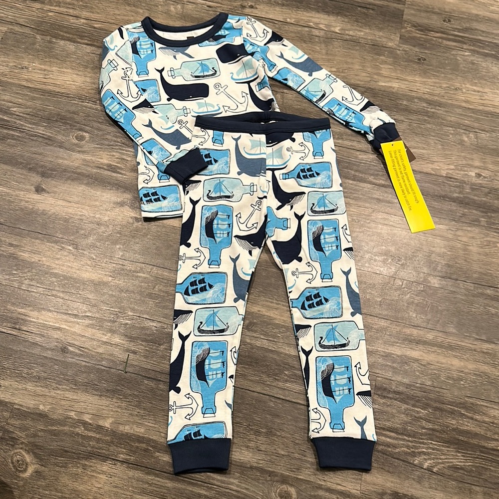 NWT Tea Collection pajamas.